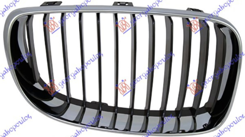 Grila Neagra Radiator Dreapta 07- BMW E82/E88 2007-2013