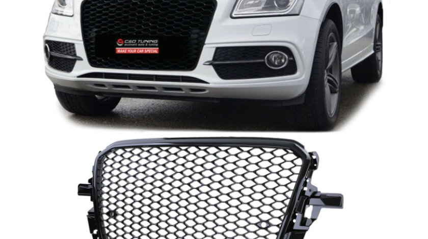 Grila radiator Audi Q5 8R fundal negru (RS Look)