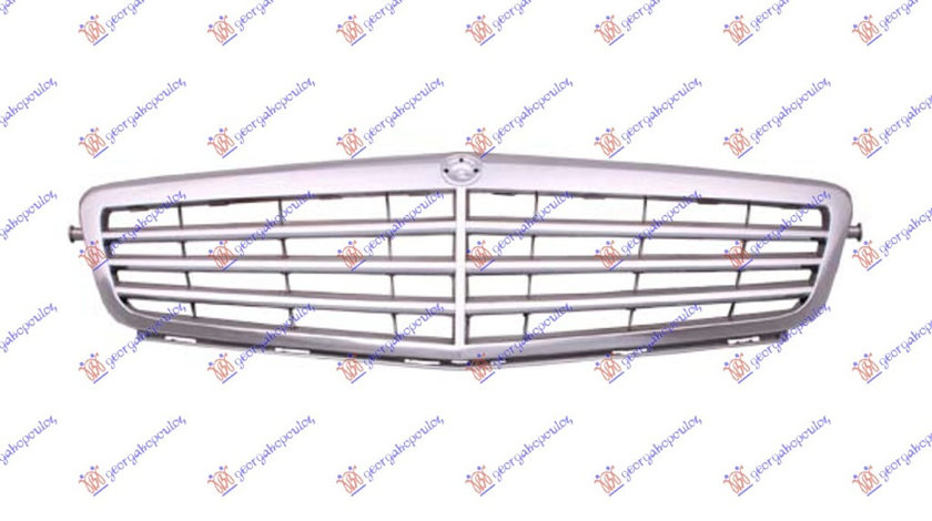 Grila Radiator Classic/Elegance Cromata/Gri Mercedes C-Class W204 2007-2008-2009-2010-2011