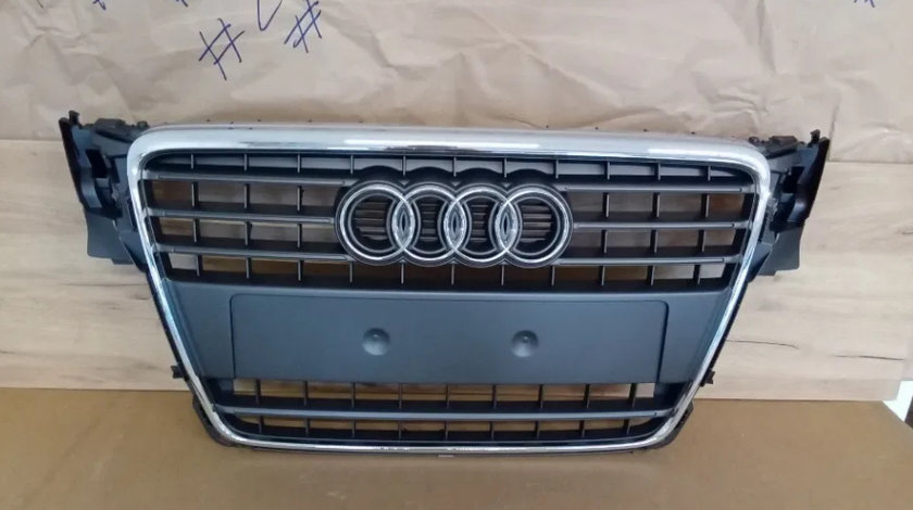 Grila Radiator cu Emblema Originala Audi A4 B8 2007 | 2008 | 2009 | 2010 | 2011