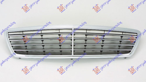 Grila Radiator Elegance/Avantgarde Cromata/Neagra Mercedes C-Class W203 2000-2001-2002-2003