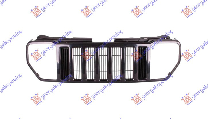 Grila Radiator Fata Neagra JEEP CHEROKEE LIBERTY 2008 2009 2010 2011 2012 2013 2014