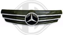 GRILA RADIATOR MERCEDES W209 FUNDAL BLACK/CROM -CO...