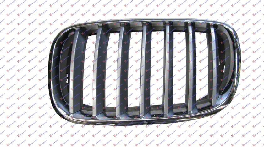 Grila Stanga Radiator Crom-Argintiu Bmw X5 (E70) 2007-2008-2009-2010