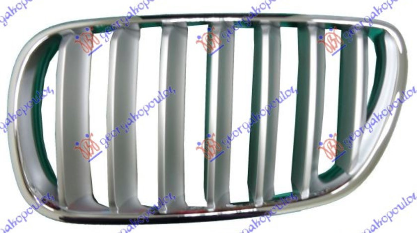 Grila Stanga Radiator Crom-Titan BMW X3(E83) 2007-2008-2009-2010-2011