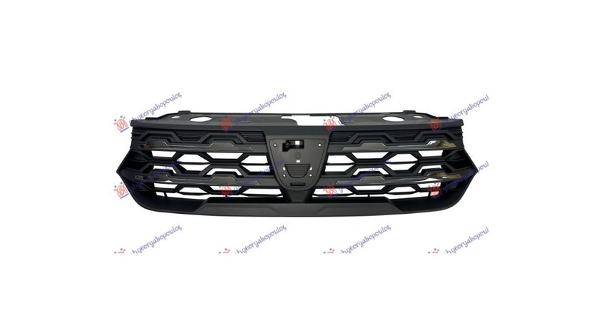 Grila superioara bara fata Dacia Jogger 2022 NOUA 622560884R (CU 4 ORNAMENTE CROMATE)