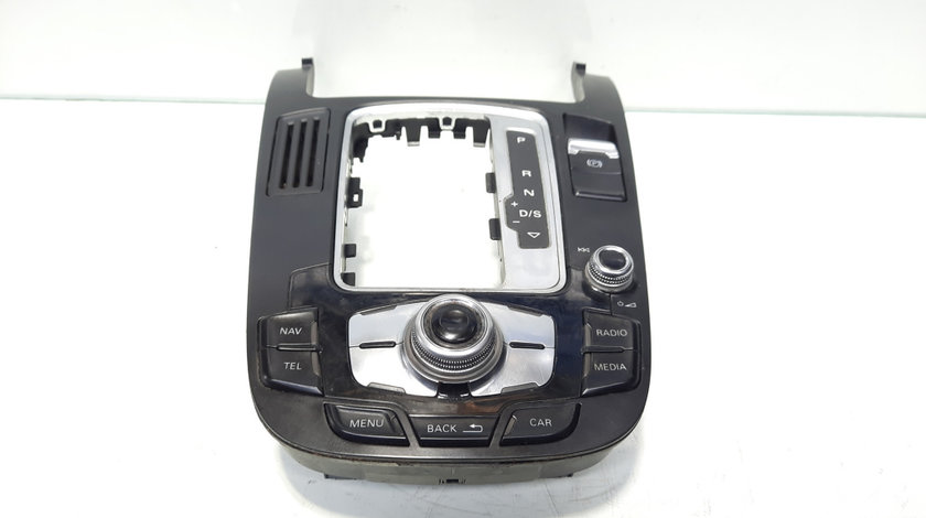 Grila timonerie cu joystick navigatie, cod 8T0919611K, Audi A5 Cabriolet (8F7), cutie automata (idi:470377)