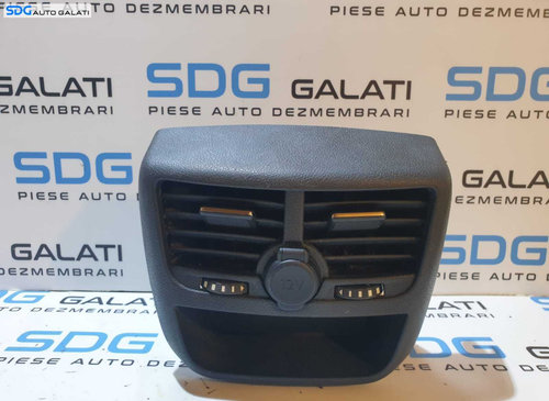 Grila Ventilatie Aerisire Consola Cotiera Centrala Spate Peugeot 508 2010 - 2018 Cod 96866080877