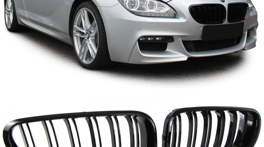 GRILE BMW F06 Gran Coupe M6 Negru Mat