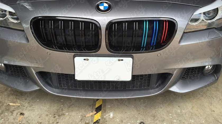 GRILE BMW SERIA 5 F10 NEW M5 M LOOK NEGRU ///M COLOUR