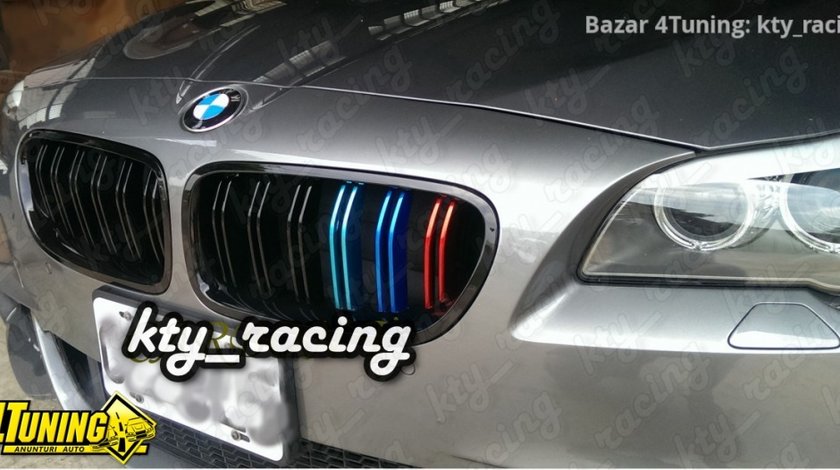 GRILE BMW SERIA 5 F11 NEW M5 M LOOK NEGRU ///M COLOUR