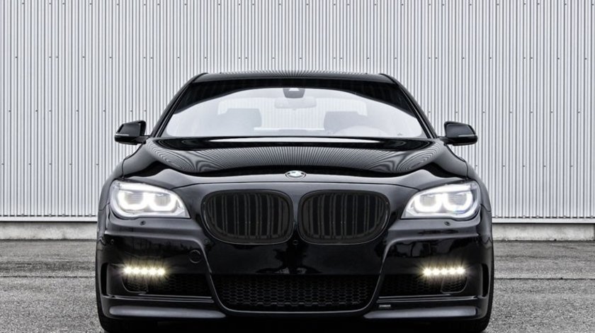 GRILE DUBLE BMW F01 F02 SERIA 7 (2008-2013) NEGRE LUCIOS *** CALITATE PREMIUM ***