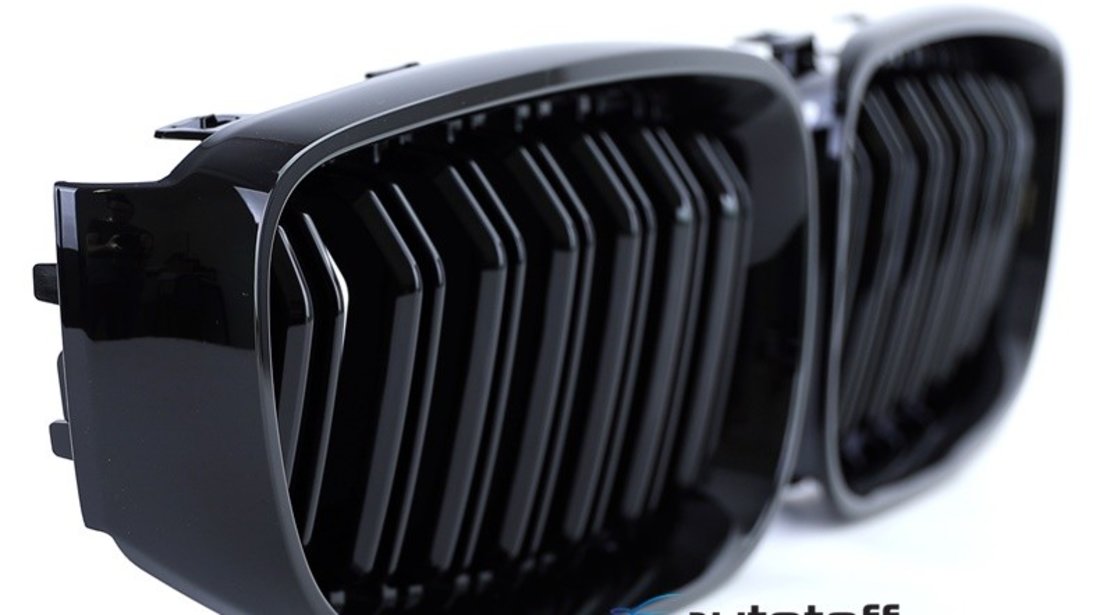Grile duble BMW F34 GT Seria 3 (2013+) negru lucios