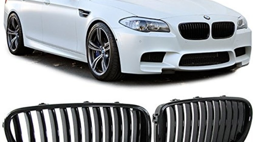 Grile fata radiator BMW seria 5 f10 culoare Negru Mat