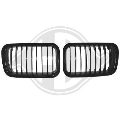 GRILE RADIATOR BMW E36 FUNDAL BLACK -COD 1213640