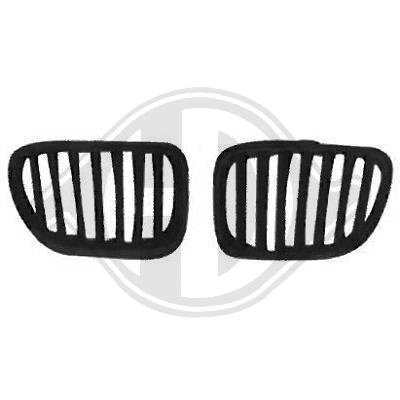 GRILE RADIATOR BMW X1 E84 FUNDAL BLACK -COD 1265340