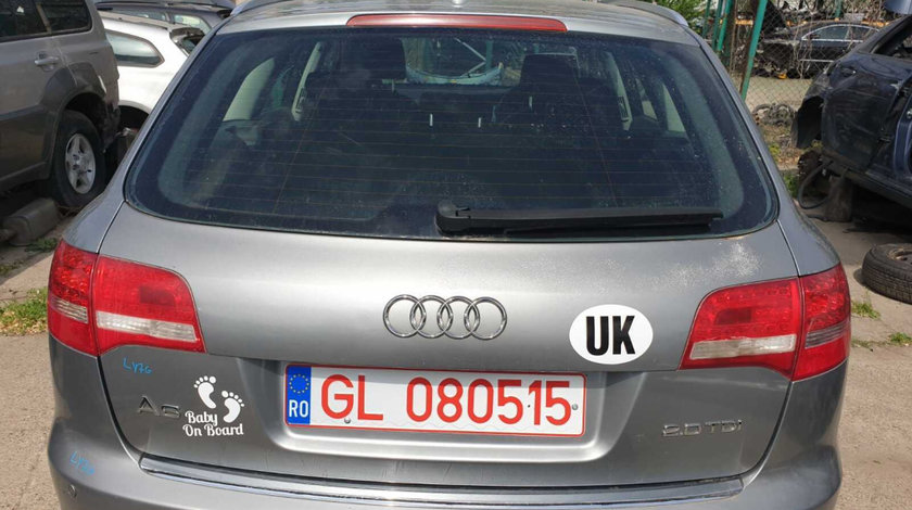 Haion Haion Portbagaj Dezechipat cu Luneta Geam Sticla Audi A6 C6 Facelift Avant Break Combi 2005 - 2011 Culoare LY7G [C4694]