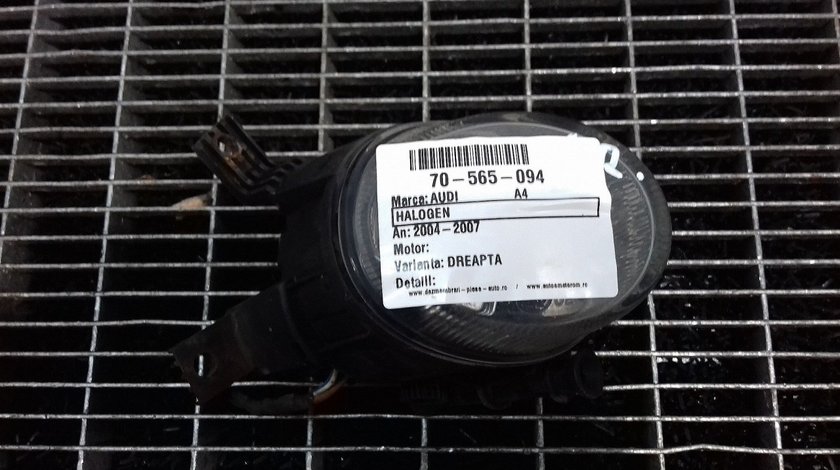 HALOGEN DREAPTA AUDI A4 A4 - (2004 2007)