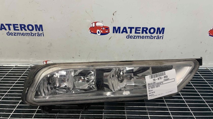 HALOGEN DREAPTA VW PASSAT PASSAT - (2010 2014)