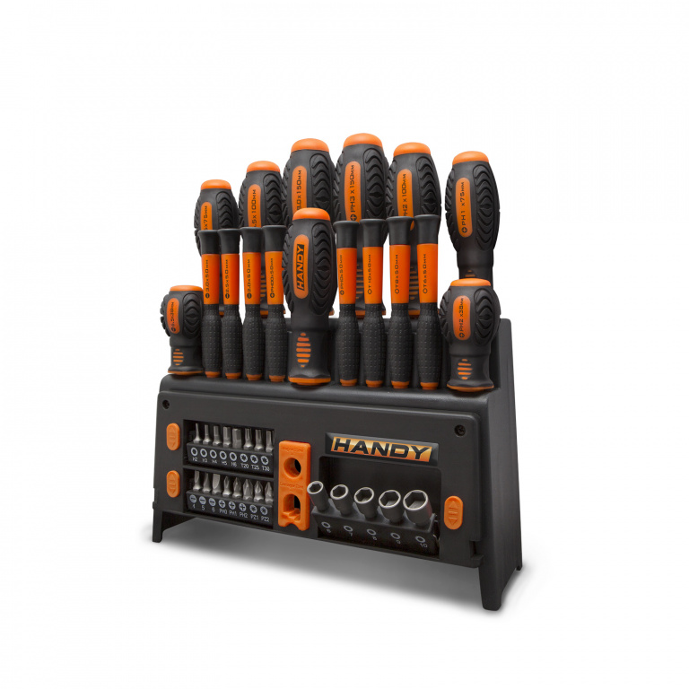 HANDY - Set surubelnite 39 piese cu suport 10741