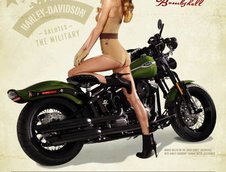 Harley-Davidson, Marisa Miller si U.S. Army