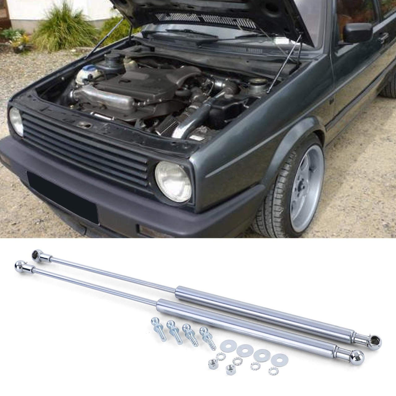 HoodLift amortizoare / tije sustinere capota VW Golf 2 Jetta MK2 NOU