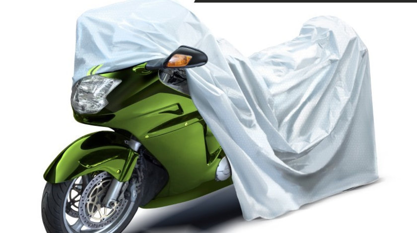 Husa Moto &quot;l&quot; 220x95x110 Cm, 3 Straturi, Reflectoare Carmotion 86379