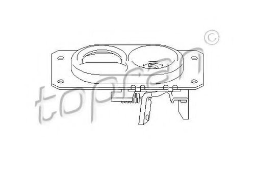 Inchizator capota motor SEAT TOLEDO I (1L) (1991 - 1999) TOPRAN 107 406 piesa NOUA