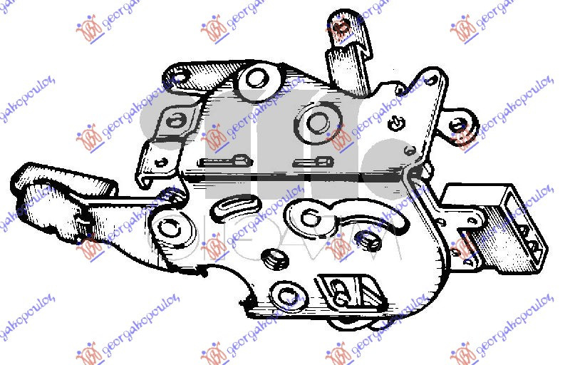 Incuietoare Usa Fata Centralizata - Lancia Y10 1984 , 7531849