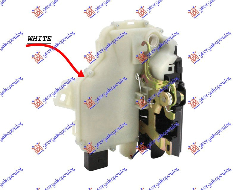 Incuietoare Usa Fata Electrica 8pin - Vw Passat 2000 , 3b1837015as