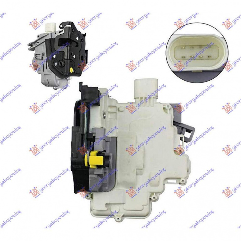 Incuietoare Usa Spate Centralizata 11 6pin - Seat Leon 2005 , 1p0839016d