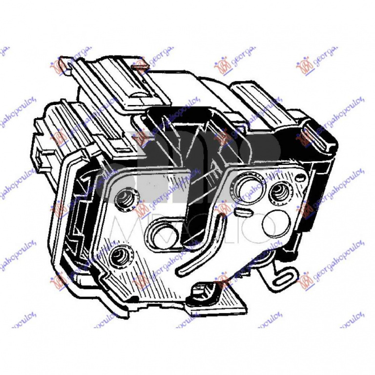 Incuietoare Usa Spate Centralizata 5pin - Alfa Romeo 159 2005 , 50502161