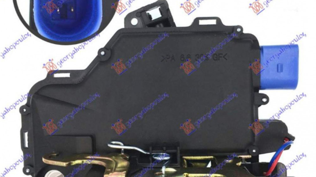 Incuietoare Usa Spate Centralizata 6pin - Skoda Fabia 2010 , 1s4839015c