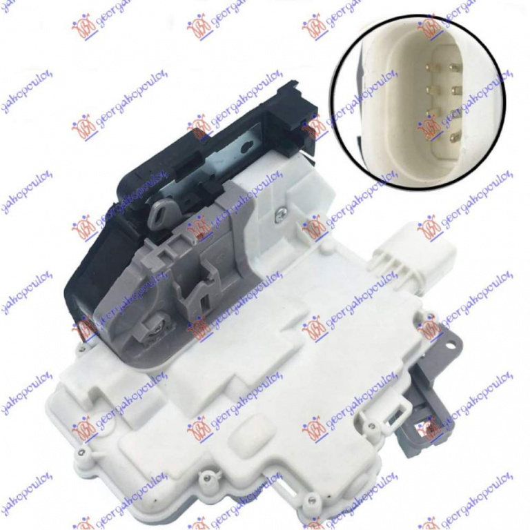 Incuietoare Usa Spate Electrica 7pin - Vw Passat 2011 , 3c4839016a