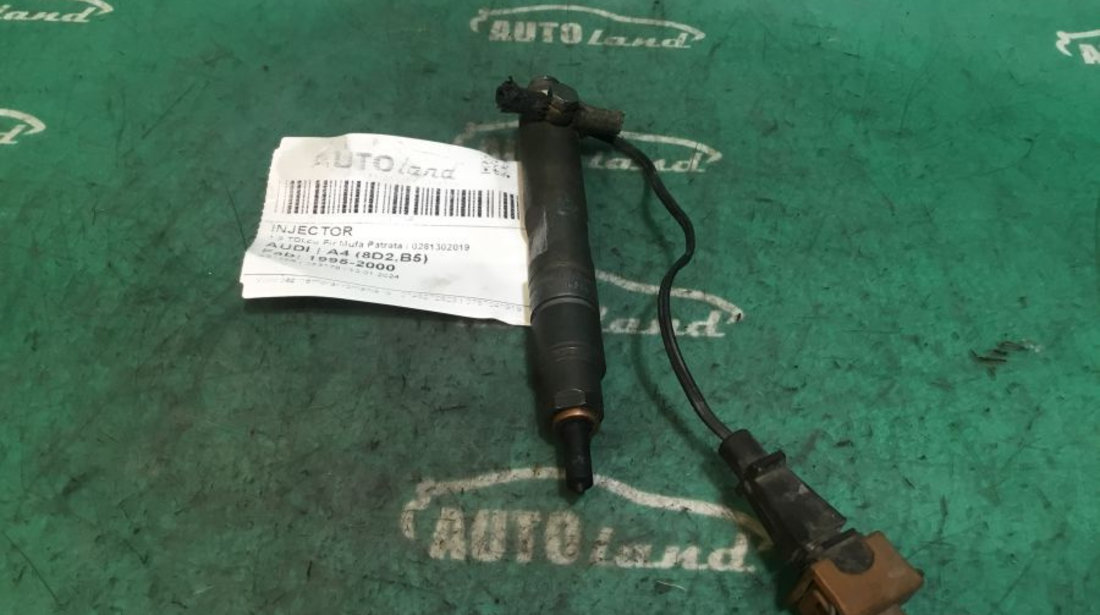 Injector 0281302019 1.9 TDI,cu Fir Mufa Patrata Audi A4 8D2,B5 1995-2000