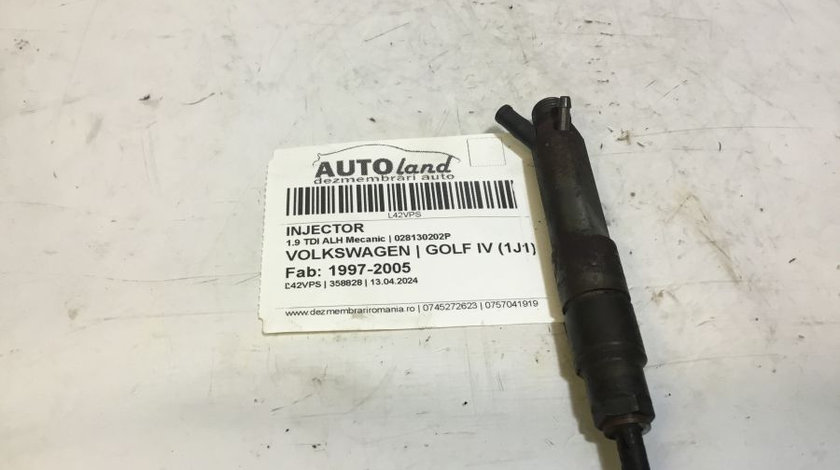 Injector 028130202p 1.9 TDI ALH Mecanic Volkswagen GOLF IV 1J1 1997-2005