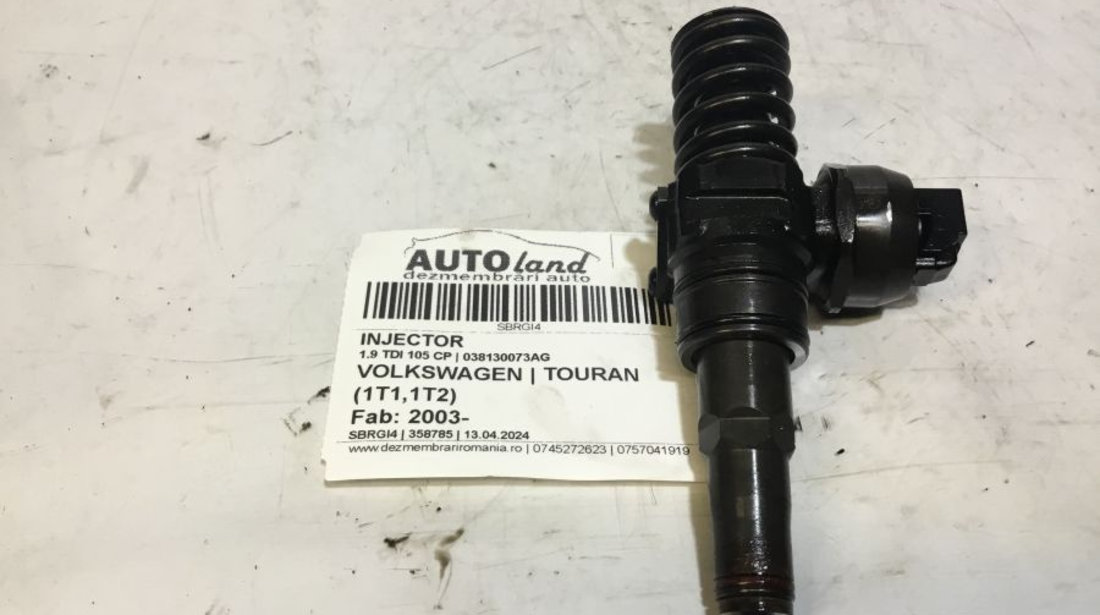 Injector 038130073ag 1.9 TDI 105 CP Volkswagen TOURAN 1T1,1T2 2003