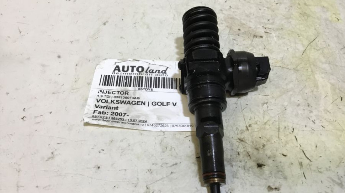 Injector 038130073ag 1.9 TDI Volkswagen GOLF V Variant 2007