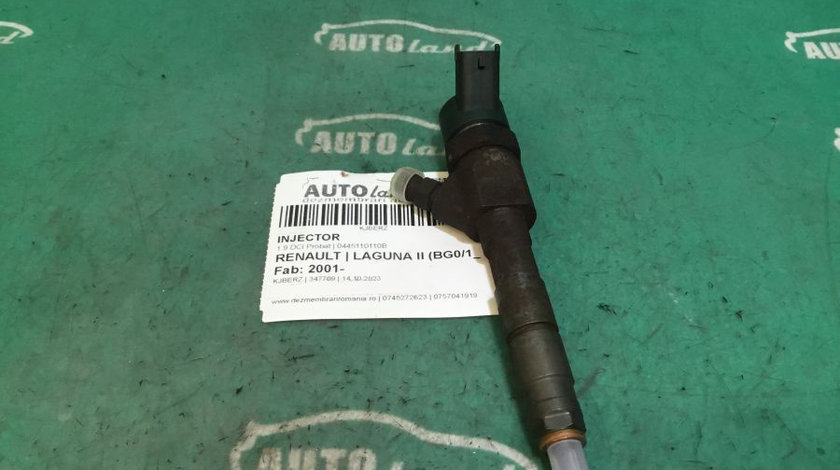 Injector 0445110110b 1.9 DCI Probat Renault LAGUNA II BG0/1 2001