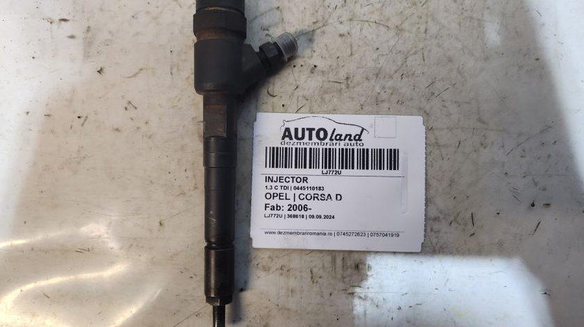 Injector 0445110183 1.3 C TDI Opel CORSA D 2006