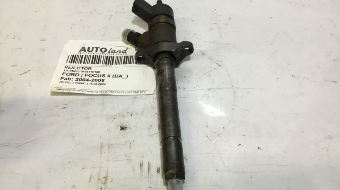 Injector 0445110188 1.6 TDCI Ford FOCUS II DA 2004-2008