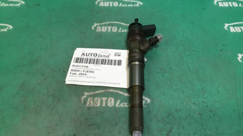 Injector 0445110212 2.5 Diesel Probat BMW 5 E60 2003