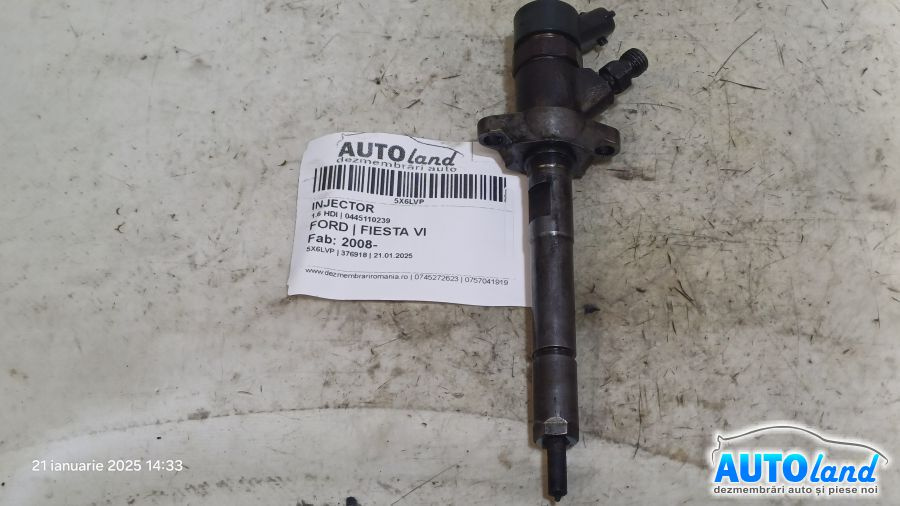 Injector 0445110239 1.6 HDI Ford FIESTA VI 2008