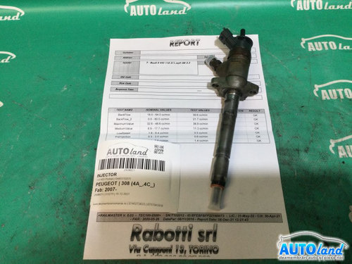 Injector 0445110311 1.6 HDI Probat Peugeot 308 4A ,4C 2007