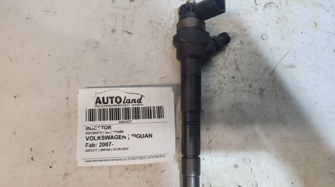 Injector 0445110369 03l130277j Volkswagen TIGUAN 2007