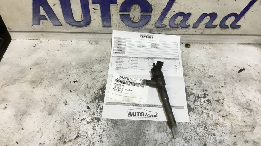 Injector 0445110485 8201108033 Renault CLIO IV 2012