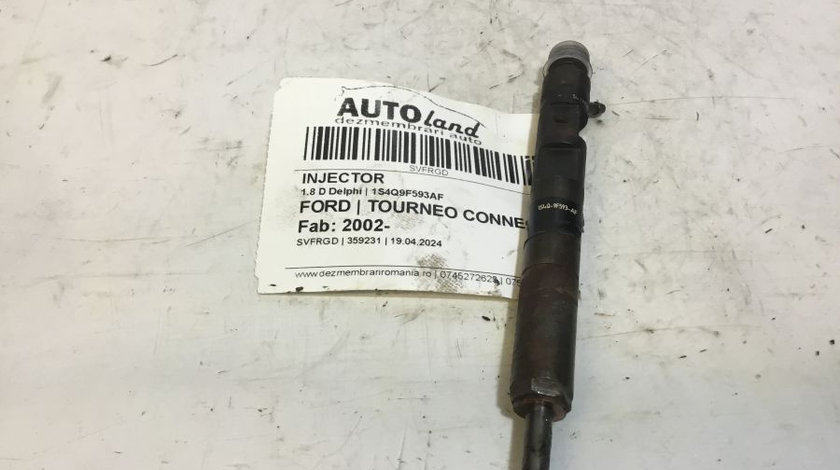 Injector 1s4q9f593af 1.8 D Delphi Ford TOURNEO CONNECT 2002