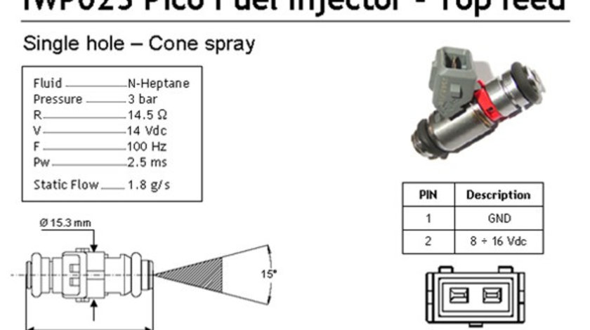 Injector (214310002310 MAGNETI MARELLI) FIAT,SEAT,SKODA,VW