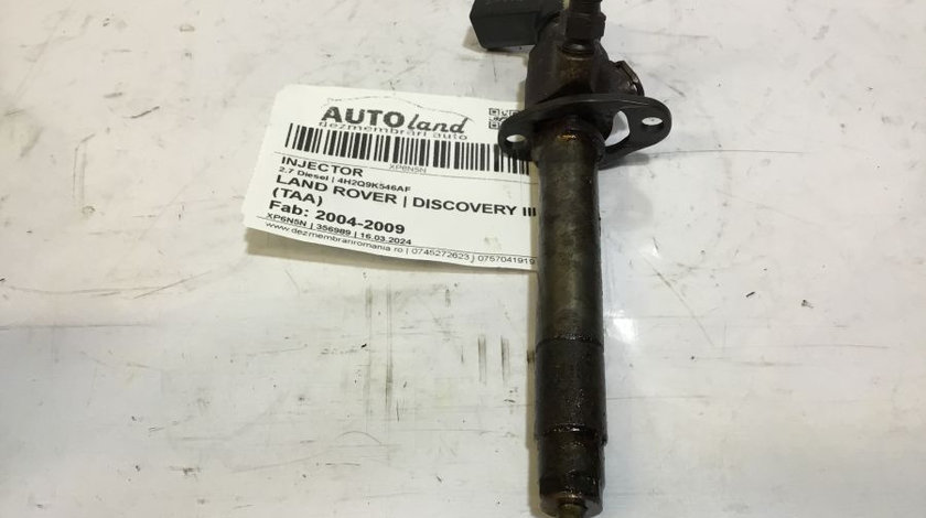 Injector 4h2q9k546af 2.7 Diesel Land Rover DISCOVERY III TAA 2004-2009