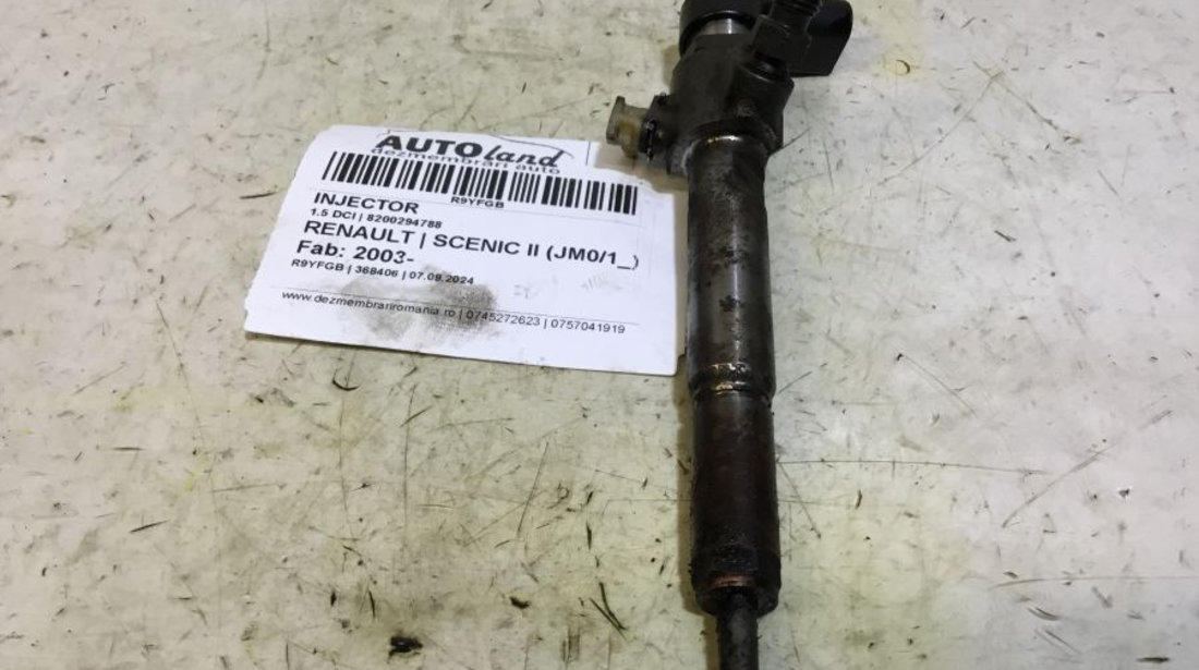 Injector 8200294788 1.5 DCI Renault SCENIC II JM0/1 2003